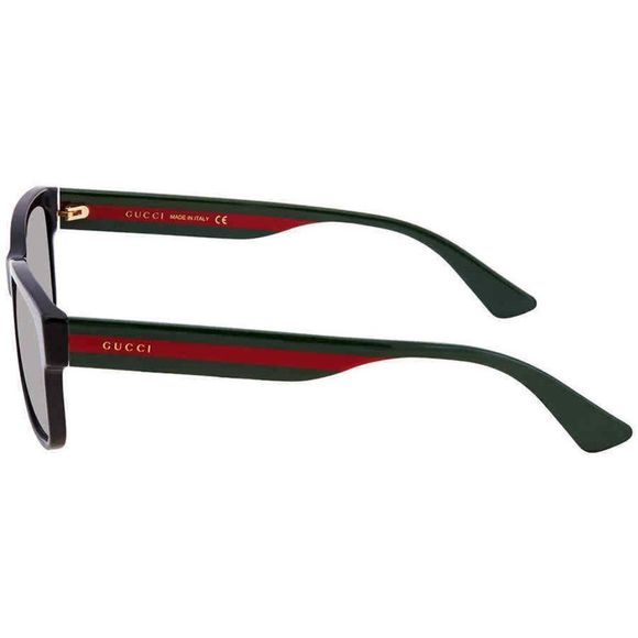 NEW Gucci Grey and Black Rectangular Women\'s Sunglasses main image 4